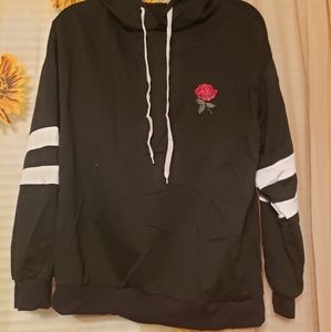 NWOT SHEIN Rose Hoodie